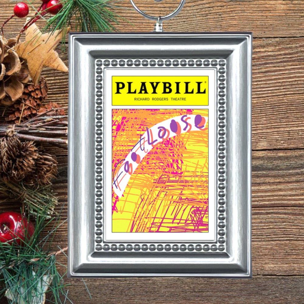 Footloose Broadway Musical Playbill Christmas Tree‎ Ornament